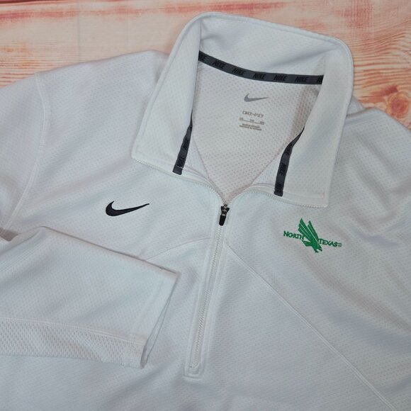 Nike Dri-Fit North Texas Mean Green Quarter-Zip Pullover XXL - Picture 4 of 11